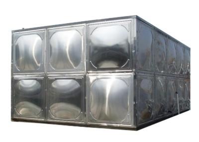 China 304 Stainless Steel Water Storage Tanks With Stainless Steel Mounting Panel for sale