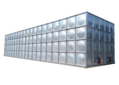 China Galvanized Steel Water Storage Tanks , Rust Proof Screw Mounting Fire Water Tank for sale