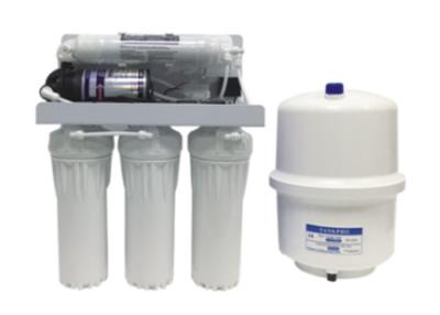 China 50GPD RO-50 5 Stage Reverse Osmosis Water Filter With 3.2G Steel Pressure Tank for sale