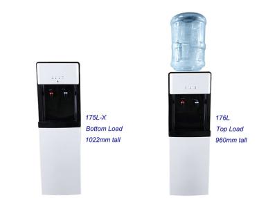 China Bottled Water Dispenser Hot and Cold 175L-X Bottom Load Water Dispenser and 176L Top Load Watger Dispenser for sale