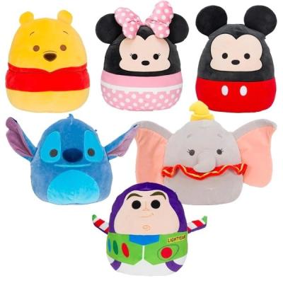 China Disney World softest Squishmallows Plush Soft Pillow assortment 10inch for sale