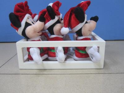 China brinquedos macios de Disney da família original do conjunto completo de 10cm na bandeja para o Natal à venda