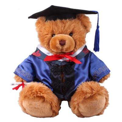 China Juguetes suaves rellenos de la felpa del oso de peluche del doctor Graduation de 18 pulgadas para la celebración de la colección en venta