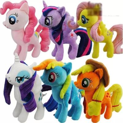 China 8 inch Cute and Lovely Cartoon Plush Toys My Little Pony  Family Collection Plush Toys for sale