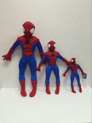 China 40cm , 60cm , 90cm Lovely Original Large Size Spiderman Cartoon Plush Stuffed Soft Toys for sale