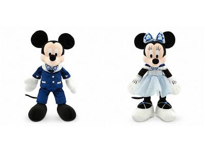 China Disneyland Diamond Celebration Plush Mickey Mouse and Minnie Mouse for sale