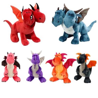 China Two Heads Dragon Plush toys Stuffed Soft toys 25cm for sale