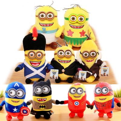 China 20cm Cartoon Plush Toys Minions With 3D Eye For Crane Vending Toy Machine for sale