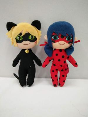 China Fashion Cartoon Plush Toys , Miraculous Ladybug Toy Stuffed Animals 6 Inch for sale