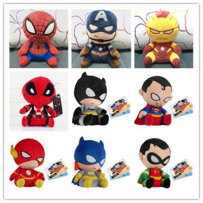 China 8inch Cartoon Marvel Comics The Avengers Plush Toys For Crane Vending Toy Machine for sale
