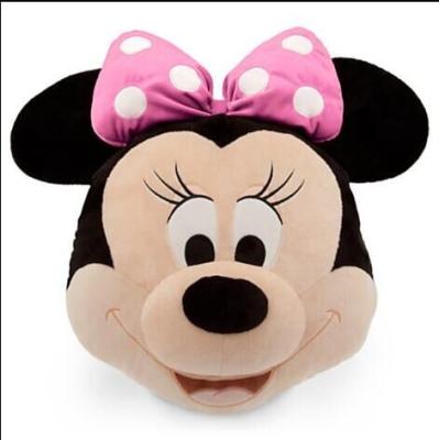 China Original Disney Mickey Mouse and Minnie Mouse Big Head Cushions And Pillows for sale