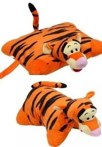 China Orange Lovely Disney Tigger Pillow Plush Cushion and Pillow With Plush Tigger Head For Bedding for sale