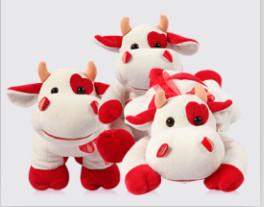 China Cute Redbull Milka-Cow Stuffed Plush Toy For Promotion Gifts , Soft Toys for Collection for sale