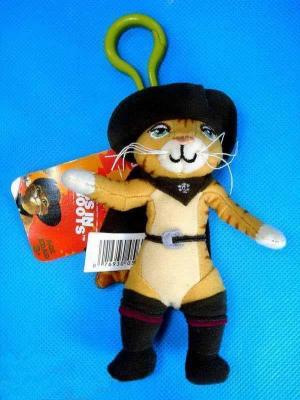 China Cartoon Puss in Boots Stuffed Plush Toy Keychain For Promotion Gifts for sale