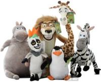 China Small Stuffed Animals The Madagascar 3 Family Full Set Action Figure for sale