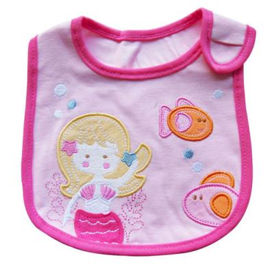 China Lovely Princess Soft Cotton Baby Bibs Waterproof Saliva Towel Bib For Kid Feeding for sale