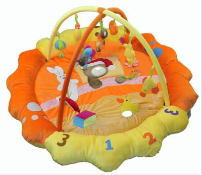 China Sunflower Kids Play Gyms Baby Activity Play Gym in Orange , Green , Rose for sale