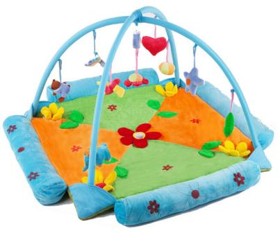 China Lovely Flower Blue Baby Play Gyms , Indoor Play Gyms For Toddlers for sale