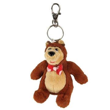 China Masha Plush Bear Keychain Toys Charm Cartoon Stuffed Animals Custom Made for sale
