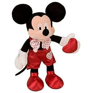 China Hot and Custom Valentines Day Stuffed Toys Mickey Mouse Plush Doll 16 inch for sale