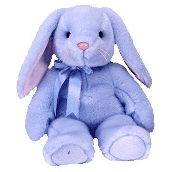 China Personalized Cute Blue Stuffed Easter Bunnies Holiday Home Stuffed Animals for sale