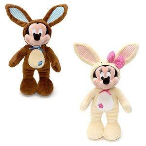 China Customized Stuffed Animals Easter Mickey Mouse Bunny Plush Toys in Brown / Off white for sale