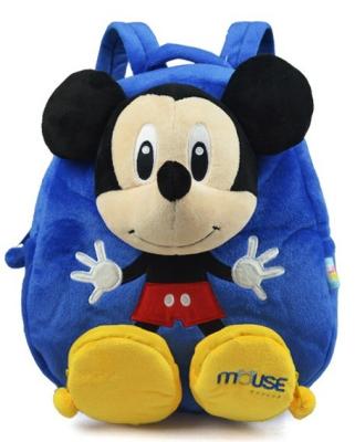 China Blue Personalised Mickey Mouse Backpack For Toddler ,  Eco Friendly for sale
