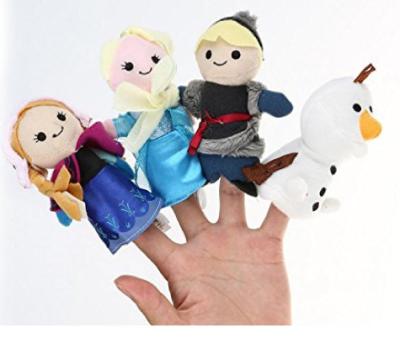 China Fantoches macios congelados do dedo do luxuoso dos desenhos animados brinquedos bonitos para presentes e prêmio da promoção à venda