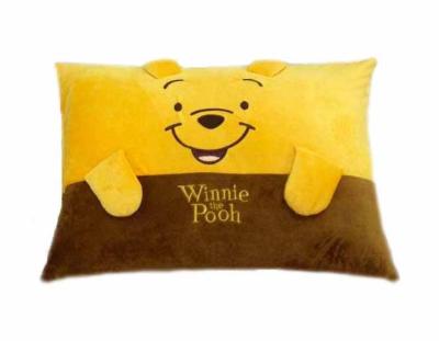 China Fashion Disney Cartoon Plush Winnie The Pooh Baby Pillow Yellow for sale