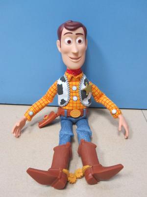 China Disney Cartoon Music Plush Toys Pixar Toy Story Talking Sheriff Woody Action Figure for sale