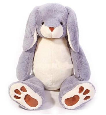 China Personalized Plush Toys Grey Easter Bunnies Stuffed Animals with 100% PP cotton for sale