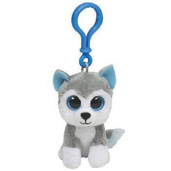 Китай Осиплая игрушка Keychain плюша заполненного животного собаки, белизна серых/белизны/риса продается