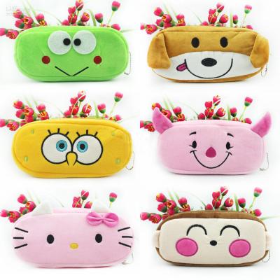 China Stationery Animal Plush Pencil Case Animal Zipper Pencil Pouch For Promotion Gifts for sale
