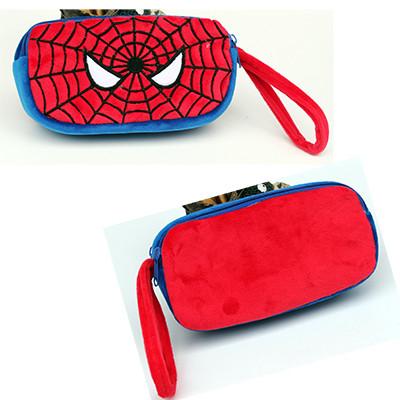China Cute Spider man Cartoon Characters Plush Pencil Case For Promotion Gifts for sale