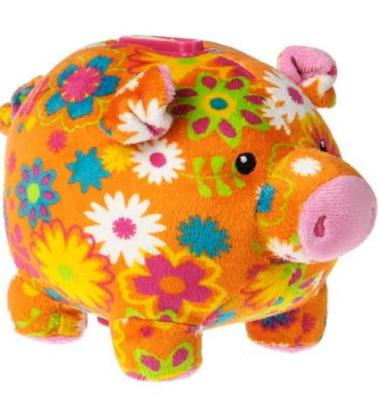 China 18cm Cute Pig Piggy Bank Moneky Bank Stuffed Plush Toy For Coin Collection for sale