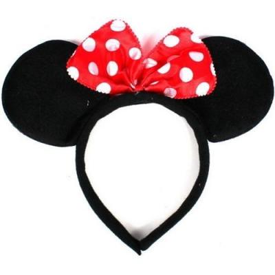China Disney Headband Hat - Plush Minnie Mouse Ears Costume Accessory With Bow For Party for sale