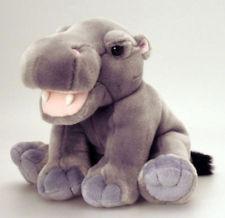 China Lovely Sitting Pose Grey Hippo Stuffed Stuffed Animal Toys For Promotion Gifts for sale