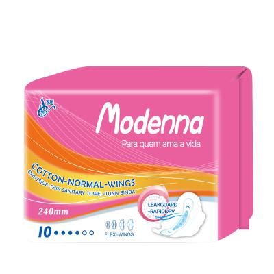 China Disposable Sanitary Towel Pads Women Toallas Sanitarias Ultra Thin Customized for sale