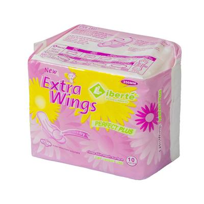China Disposable Cotton All Natural Sanitary Napkins Overnight Female OEM for sale