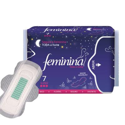 Chine Protections sanitaires d'hygiène jetable de période menstruelle de serviette hygiénique d'utilisation de nuit de femmes à vendre