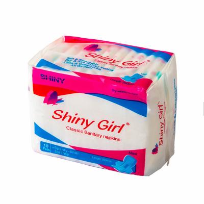 China As almofadas não tecidas de toalha sanitária escapam a prova Diamond Embossed Feminine Sanitary Napkin à venda