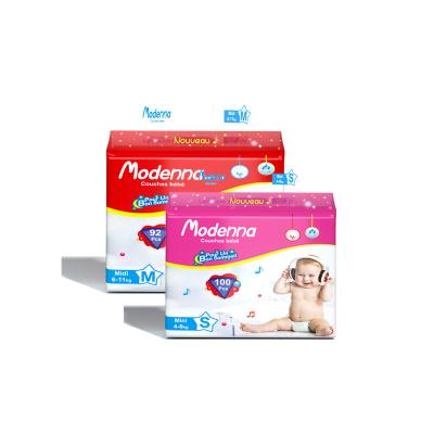 China Panales disponibles recién nacidos absorbentes estupendos respirables del pañal disponible del bebé del OEM en venta