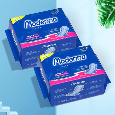 China Cotton Disposable Sanitary Napkin Super Absorbent Comfort Sanitary Pad for sale