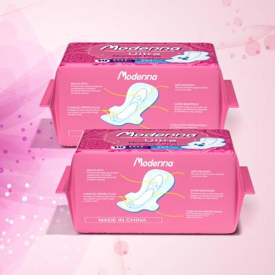 China Cojines sanitarios cómodos ISO9001 de higiene del algodón femenino disponible de los productos en venta