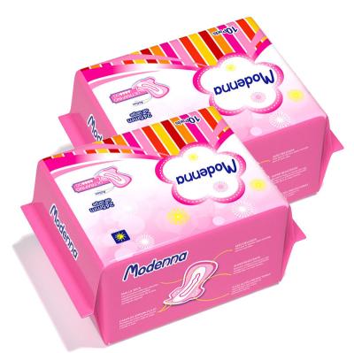China Menstrual Night Use Sanitary Napkin Biodegradable Natural Soft Cotton Feminine Pads for sale