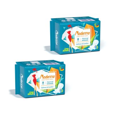 China Anion Disposable Comfortable Period Pads Winged Thick Sanitary Pads With Wings for sale