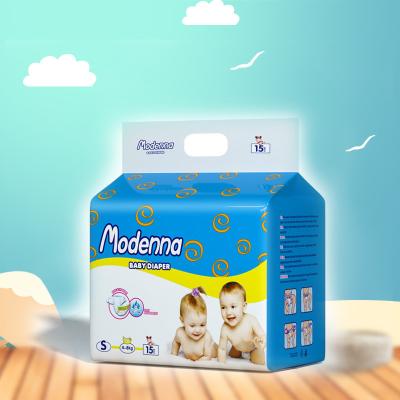 China Custom Ultra Thin Disposable Baby Diaper Sleepy Ultra Absorbent Nappies for sale