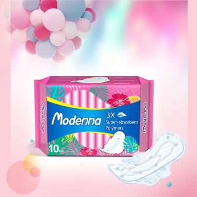China Ladies Niceday Organic Biodegradable Sanitary Pads Disposable For Night Use for sale