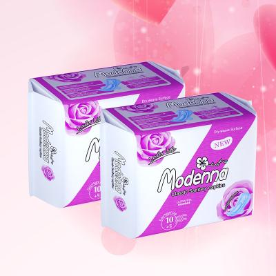 China Lady Sanitary Napkin Cotton Thick Disposable Sanitary Napkin With High Breathability for sale