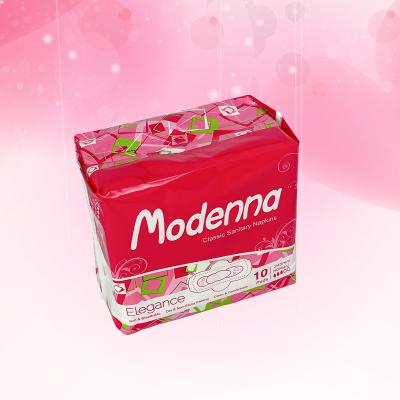 Chine Feminine ultra thin organic cotton sanitary towel napkin pad for girl women lady female menstrual à vendre